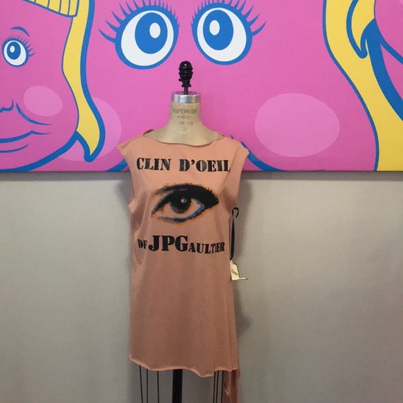 Jean Paul Gaultier Tops - Jean Paul Gautier x Target Peach Cotton Shirt NWT